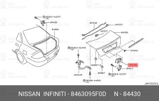 Запчасть NISSAN 8463095F0D