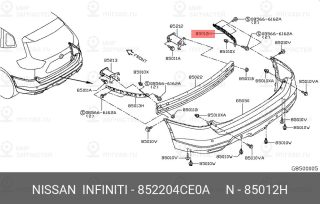 Запчасть NISSAN 852204CE0A