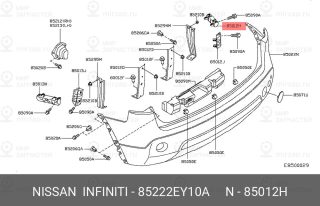 Запчасть NISSAN 85222EY10A