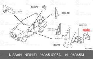 Запчасть NISSAN 96365JG05A