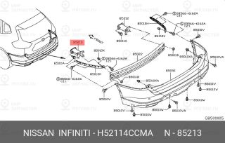 Запчасть NISSAN H52114CCMA