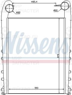 Интеркулер NISSENS 97058
