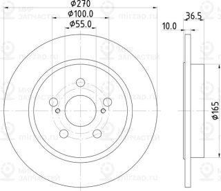 Запчасть NISSHINBO ND1133K
