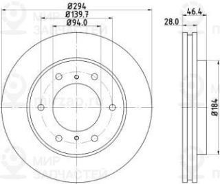 Запчасть NISSHINBO ND3009K