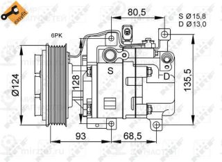 Компрессор кондиционера NRF 32408