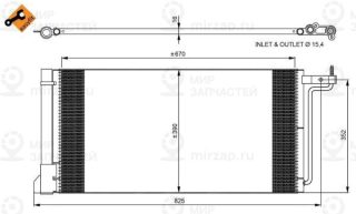 Запчасть NRF 350051
