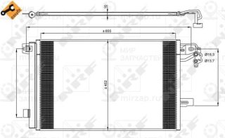 Запчасть NRF 350064