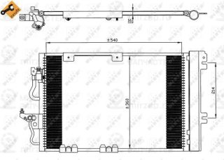 Конденсатор кондиционера NRF 35554