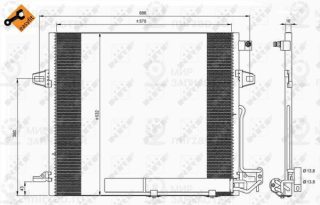 Конденсатор кондиционера NRF 35618