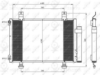 Конденсатор кондиционера NRF 35645