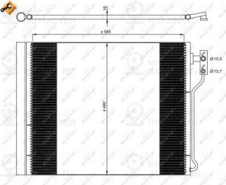Конденсатор кондиционера NRF 35971