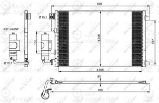 Конденсатор кондиционера NRF 35973