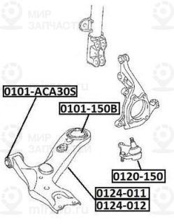 Запчасть ASVA 0101150B
