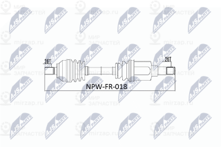 Запчасть NTY NPWFR018