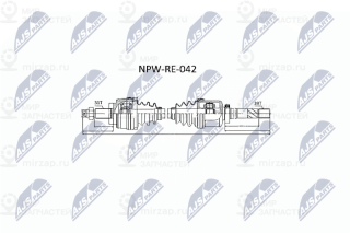 Приводной вал NTY NPWRE042