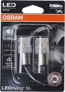 Лампа P21/5W 12V 2,0W Ledriving, 2Шт. Блистер OSRAM 7528DWP02B