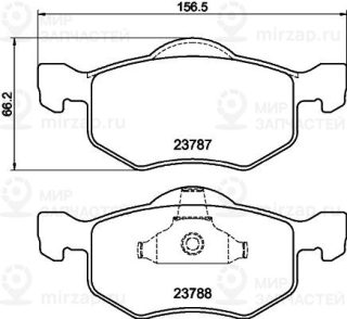 Запчасть PAGID 8DB355027951