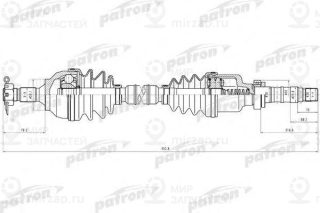 Запчасть PATRON PDS0729