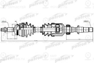 Запчасть PATRON PDS6272