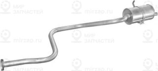 Глушитель Задн Часть Nissan: Micra 88-92 POLMOSTROW 1570