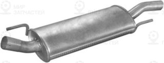 Глушитель Задн Часть Vw: Golf Iii 91-97, Golf Iii Cabriolet 93-98, Golf Iv Cabri POLMOSTROW 3031
