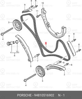 Запчасть PORSCHE 94810516902