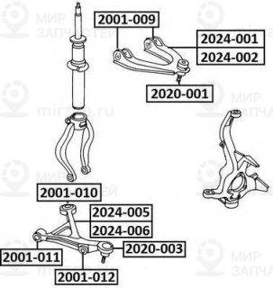 Запчасть ASVA 2020001