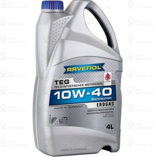 Масло Моторное Полусинтетическое Teg 10W-40 4Л Cf/Sl RAVENOL 4014835726598