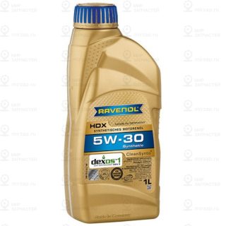 Масло Моторное Синтетическое Hdx 5W-30 1 Л RAVENOL 4014835858541