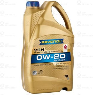 Моторное Масло Ravenol Vsh Sae 0W-20 (4Л) RAVENOL 4014835873520