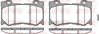 Комплект тормозных колодок (дисковый тормоз) REMSA 137201