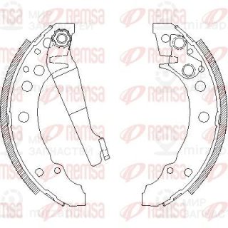 Тормозные колодки REMSA 404500