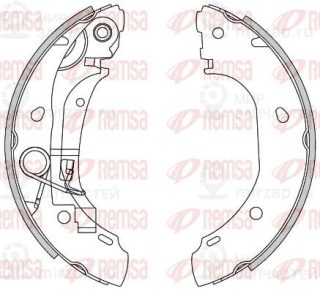 Тормозные колодки REMSA 416300