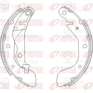 Тормозные колодки REMSA 420800