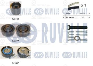 Комплект ремня ГРМ RUVILLE 550504