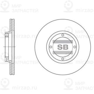 Тормозной диск SANGSIN SD1001