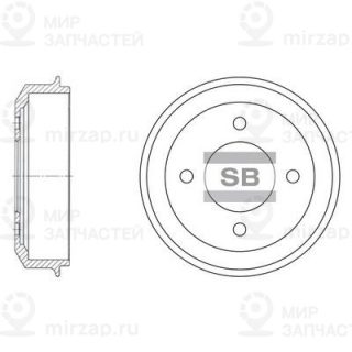 Тормозной барабан SANGSIN SD1003