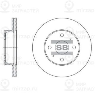 Тормозной диск SANGSIN SD1004