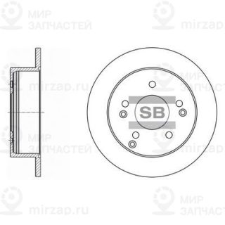 Тормозной диск SANGSIN SD1006
