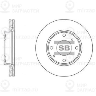 Тормозной диск SANGSIN SD1016
