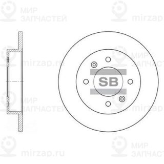 Тормозной диск SANGSIN SD1017