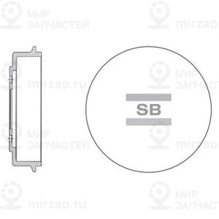 Тормозной барабан SANGSIN SD1018