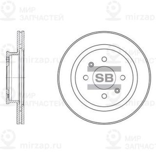 Тормозной диск SANGSIN SD1021