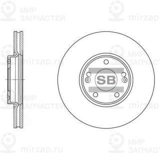 Тормозной диск SANGSIN SD1023