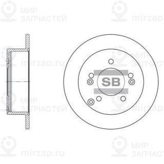 Тормозной диск SANGSIN SD1024
