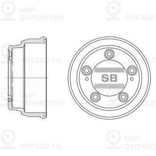 Тормозной барабан SANGSIN SD1035