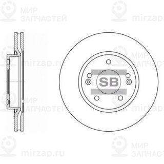 Тормозной диск SANGSIN SD1036