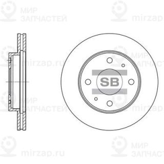 Тормозной диск SANGSIN SD1042