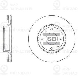 Тормозной диск SANGSIN SD1046