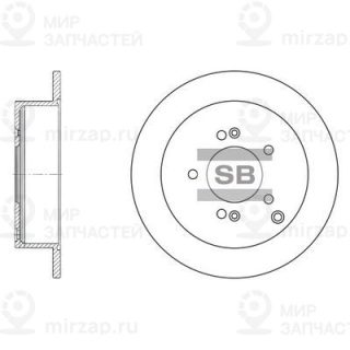 Тормозной диск SANGSIN SD1052